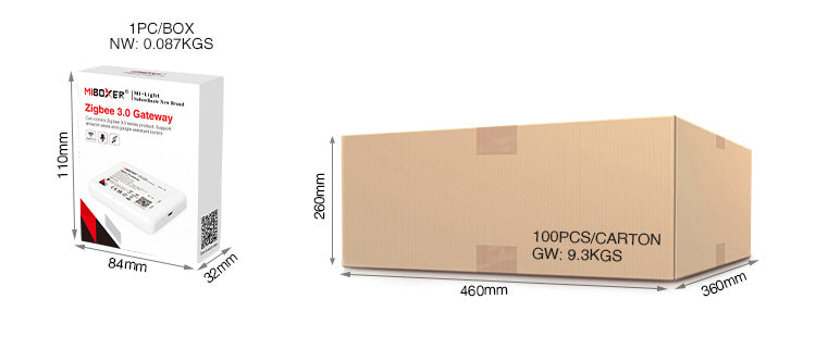 Miboxer Zigbee 3.0 6W/12W RGB+CCT LED Downlight FUT066Z FUT068Z 2700-6500K Ceiling Light Round Panel lamp