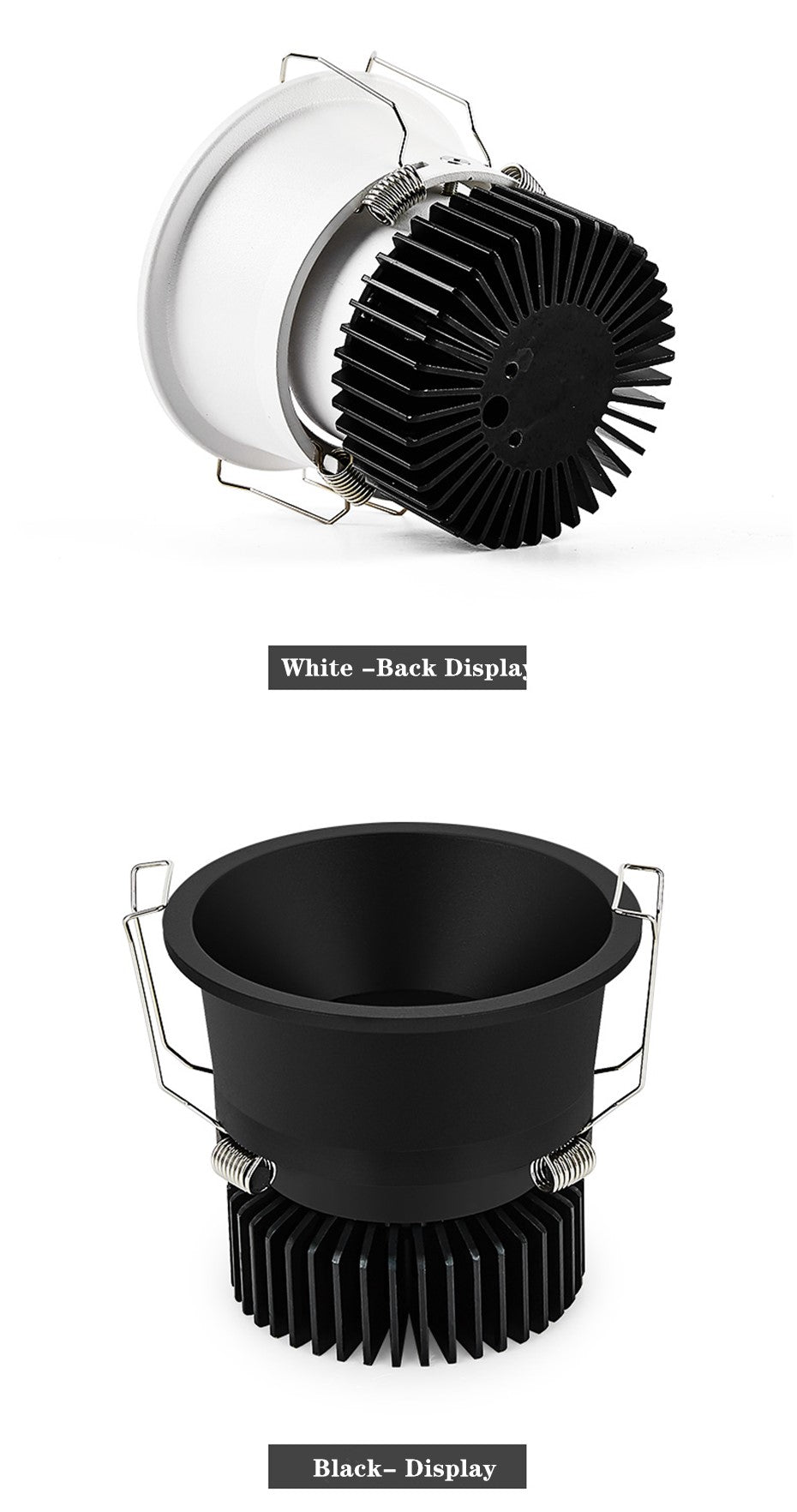 Narrow Side Downlight Embedded Led Ceiling Downlight Anti glare Recessed Ceiling Lamp Lighting 5W 7W 12W Dimmable For Home Room