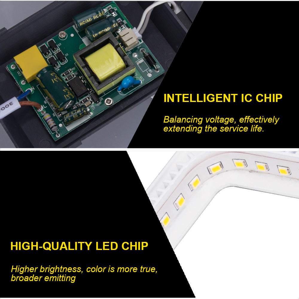 T-SUNRISE 24W Square/Round Surface Mounted AC85-265V lamp White bright Square/Round LED Downlight Panel Light Clearance