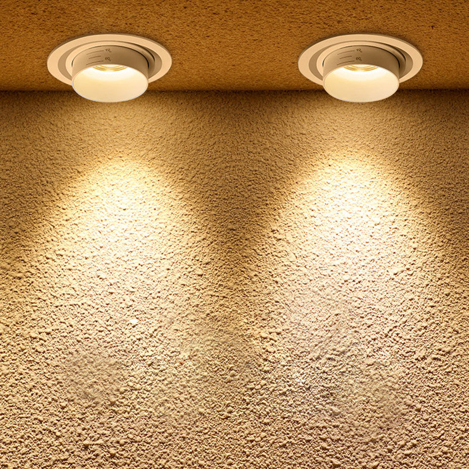 15/45/60 Degrees Focusable LED Downlight 5W 10W 15W Round Recessed Lamp AC110V 220V LED Down Light Ceiling Recessed Spot Light