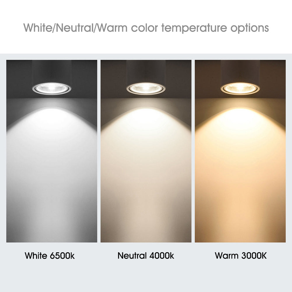 LED Spotlight Downlights 10W Adjustable Modern Spot Led Lamp Surface Mounted Downlight Down Light For Kitchen Indoor Lighting