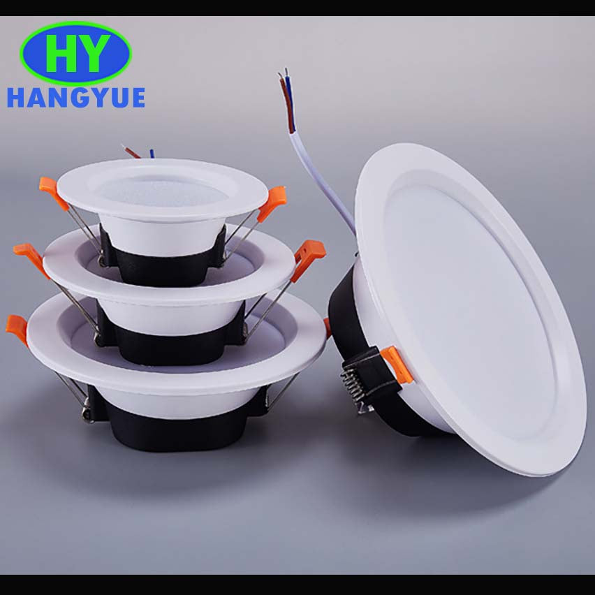 HY High Quality LED Downlight 5W 9W 12W 18W Round Recessed Lamp 220V 230V 240V Led Bulb Bedroom Kitchen Indoor LED Spot Lighting