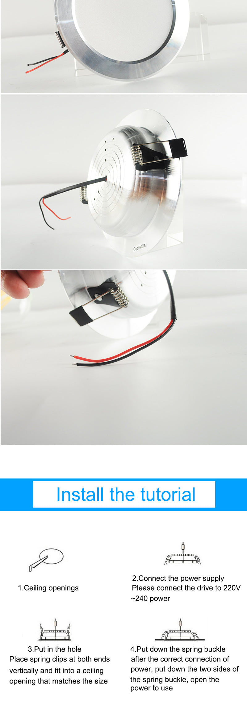 GreenEye LED Downlight 3w 5w 7w 9w 12w 18w AC 220V 240V Aluminum Ultra-thin downlight Round Recessed Spot Lighting Indoor Ceiling