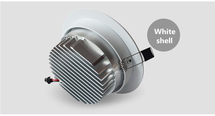 Dimmable 9W 15W 20W COB LED Downlights Tiltable Fixture Recessed Ceiling Downlights Lamp Spotlight AC110V/AC220V