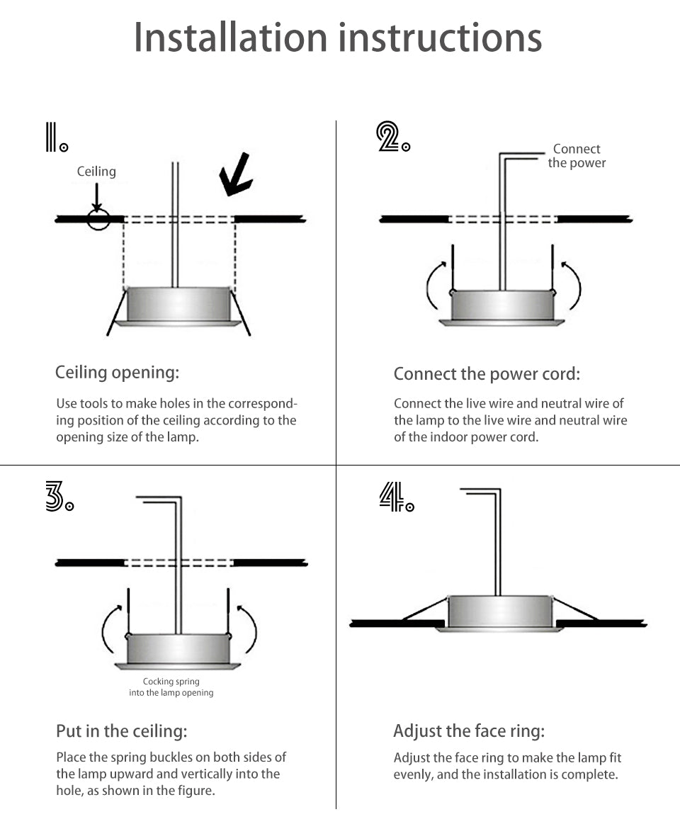 Led Downlights 5W 9W 12W 15W 18W LED Ceiling Downlight Lamps 10pcs/lot AC 220V 230V 240V Led Ceiling Lamp Home Indoor Lighting