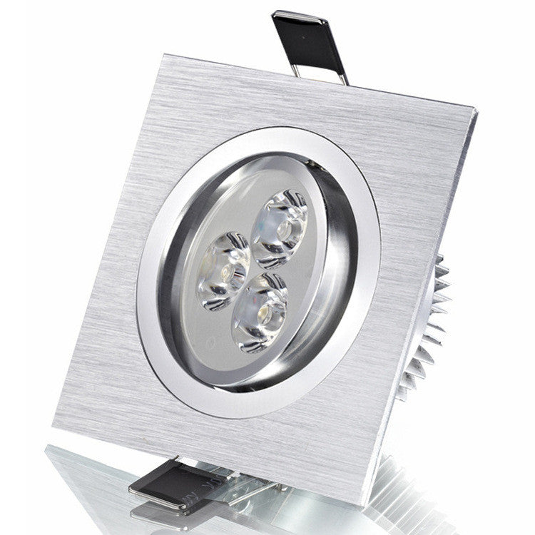 Dimmable 9W 15W 30W 42W COB LED Ceiling Lamp Spot Lights Square LED Recessed Downlights AC85~265V Room Lamps