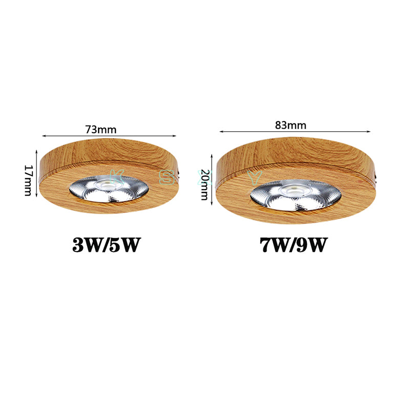 LED Downlight Mini Surface Mounted 3W 5W 7W 9W Panel Spot Light Ultra Thin Indoor Lighting Home Kitchen Cabinet Lamp 220V