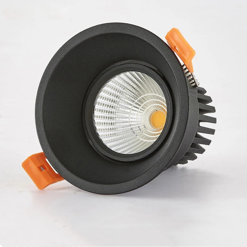 Dimmable LED downlight, 7W, 10W, 12W, 85-265V, COB, dimmable COB spotlight, downlight, ceiling light