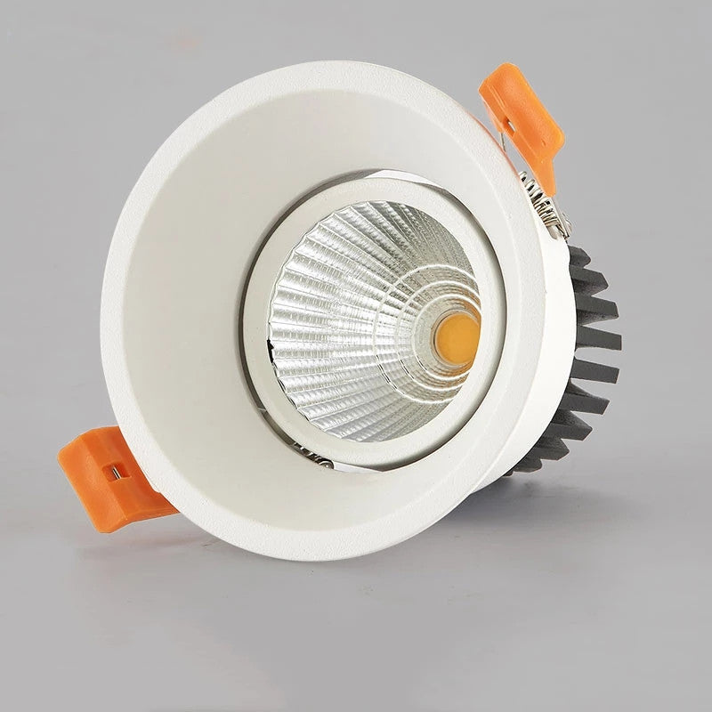 Dimmable LED downlight, 7W, 10W, 12W, 85-265V, COB, dimmable COB spotlight, downlight, ceiling light