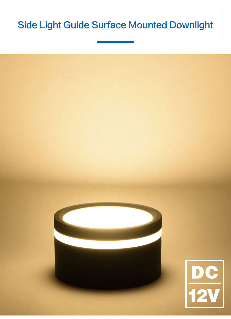Led Downlight 12V 24V DC Ceiling Spot Light 3W 5W 7W 9W 12W 15W Dimmable Safety Voltage Recessed Indoor Lighting