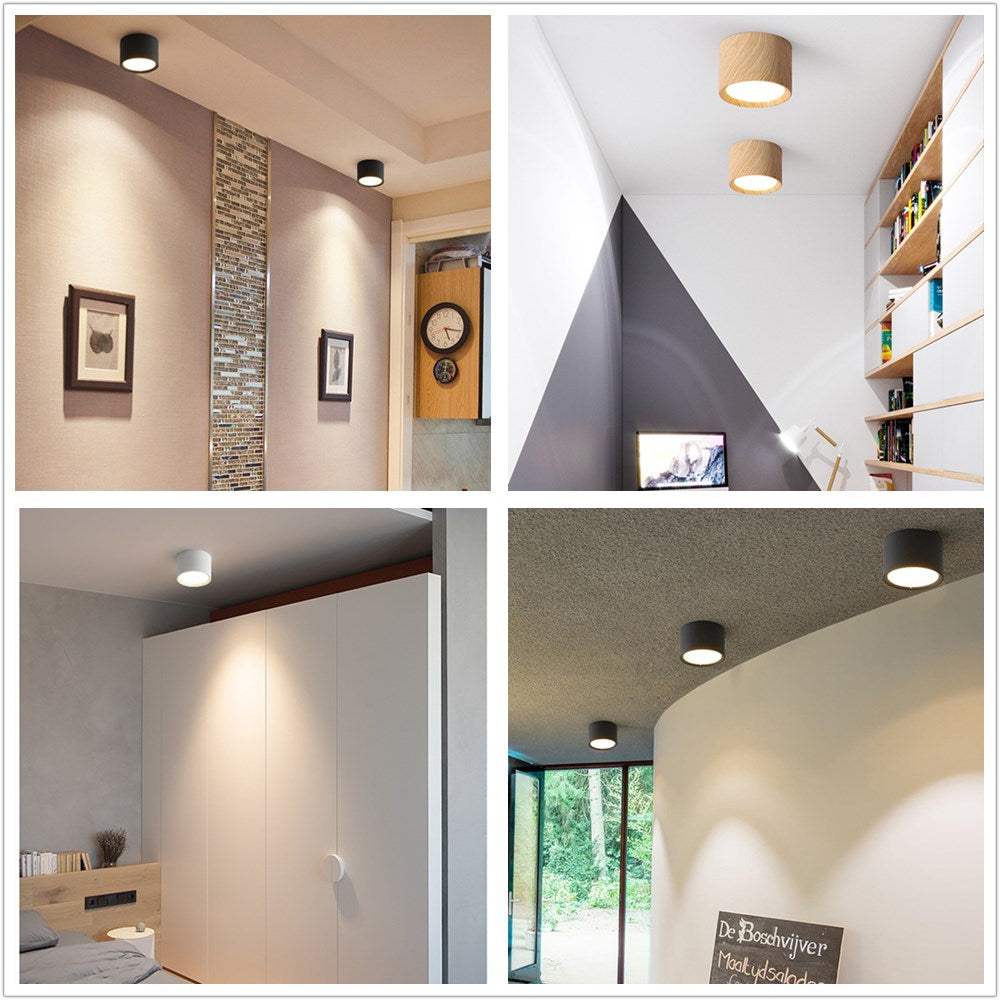 Led Surface Mounted Ceiling Downlight Dimmable Led Ceiling Light 5W 12W 15W Dimmable Spot Led Indoor Lighting For Living Room