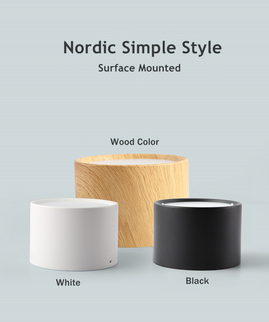 Led Surface Mounted Ceiling Downlight Dimmable Led Ceiling Light 5W 12W 15W Dimmable Spot Led Indoor Lighting For Living Room