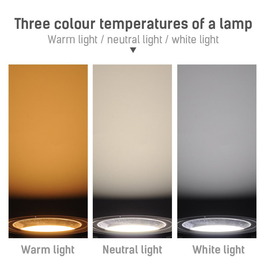 LED Downlight 220V 9W Thin Ceiling light Recessed Downlight 3 Colors Dimmable 12 Packs Spotlight