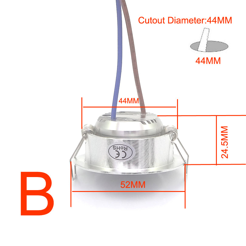 High Quality 3W LED Downlight Mini LED Spotlight LED Ceiling Lamps Corridor Ceiling Spot Bulb Lamps