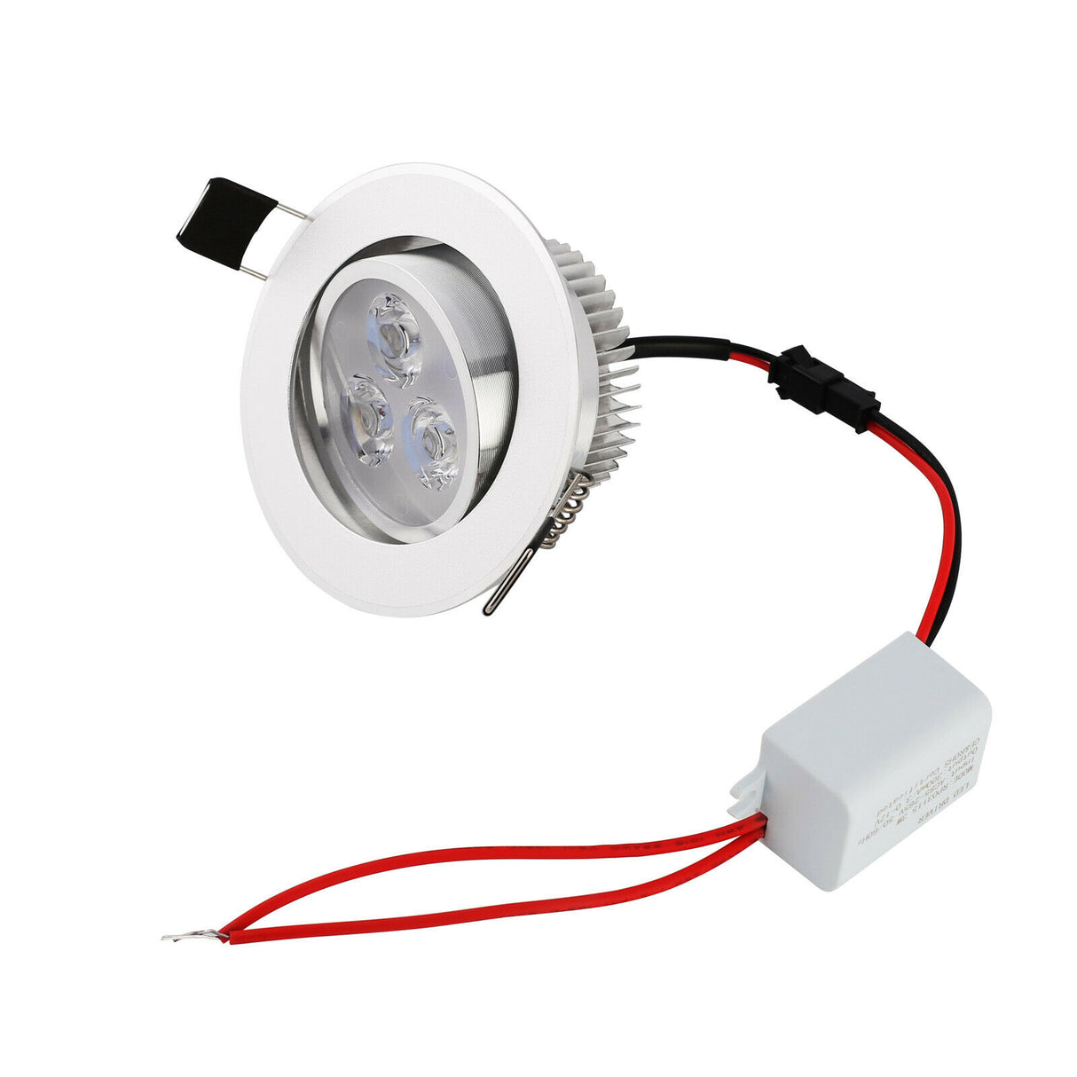 Dimmable 3W Recessed LED Ceiling Downlight Spotlight Lighting 110v 220v Lamps Bulb White Free Driver Colorful Red Yellow Purple