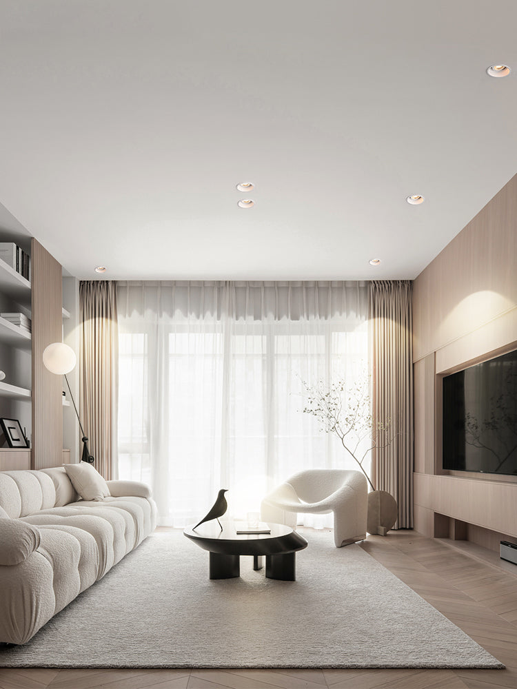 BRGT LED Spot Lights Recessed Downlight Aluminum Ceiling 5W 7W 12W 20W Cut Size 75mm Focus Lamp 110V 220V For Kitchen Home Indoor Lighting