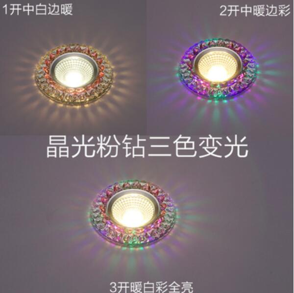 LED Recessed Downlights Ceiling Spot Lamps 3W led Down Iights 110V 220V Driver Included replacement for halogen