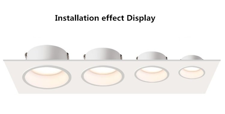 Dimmable LED COB Recessed Downlight 3w 5W 7W 12W 15W 18w Round White LED Ceiling Spot Light