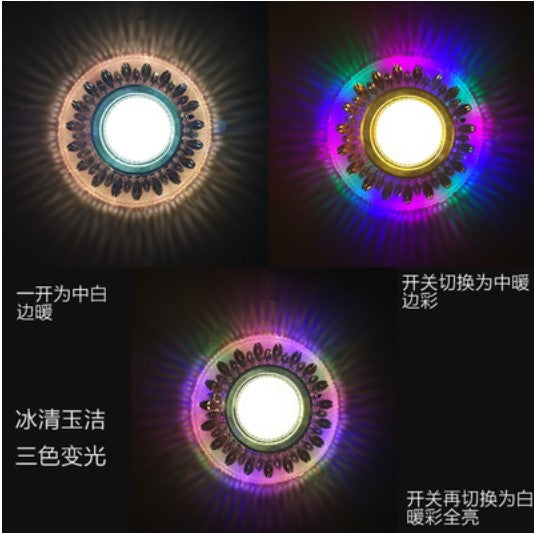 Led Downlights Recessed Ceiling Spot Light Lamps 3W Embedded LED Downlights Home Decoration Light