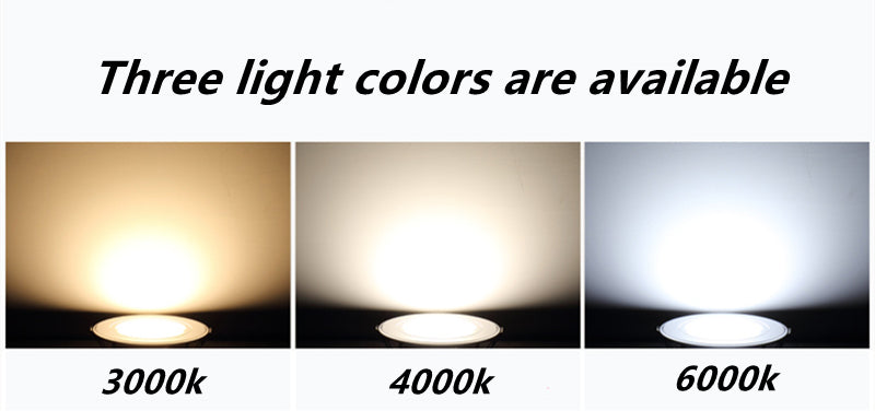 Square Bright Recessed Double LED Dimmable Downlight COB 14W 20W 24W LED Spot light Ceiling Lamp AC 85- 265V with Frosted lens