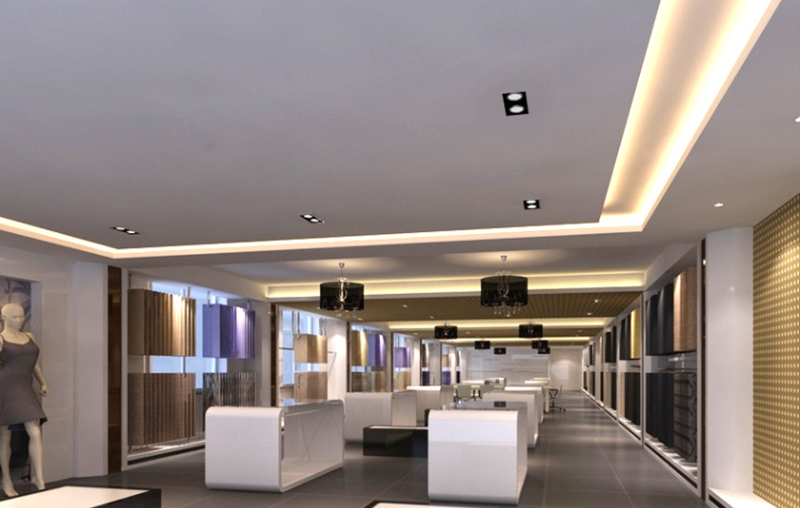 Square Bright Recessed Double LED Dimmable Downlight COB 14W 20W 24W LED Spot light Ceiling Lamp AC 85- 265V with Frosted lens