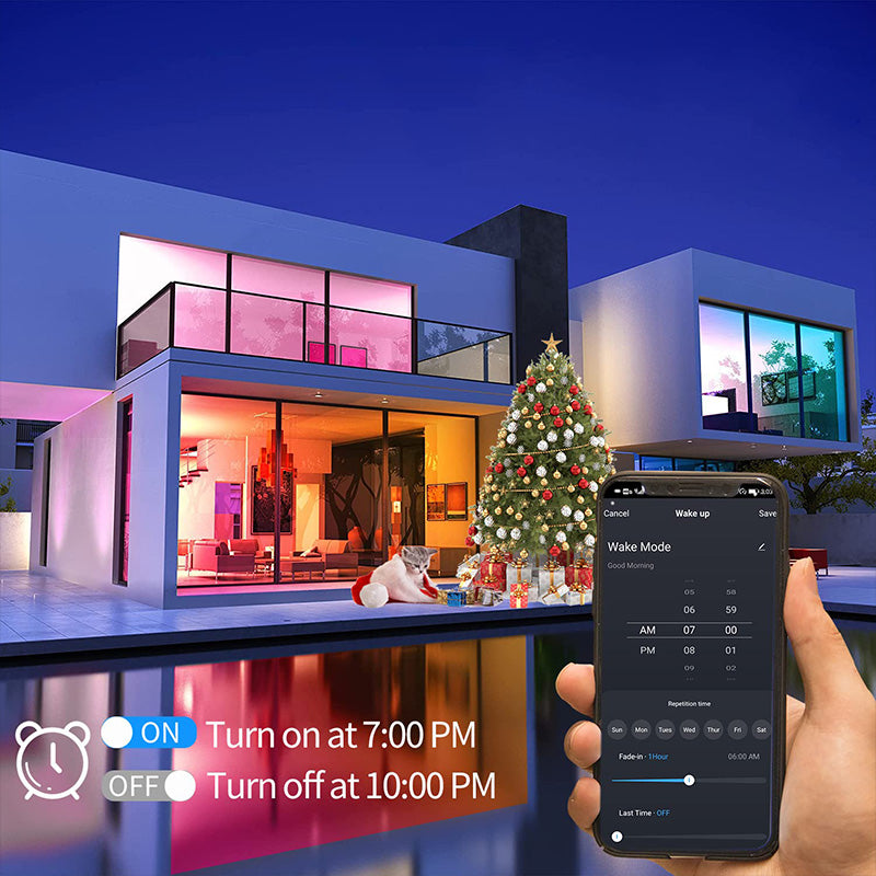 Led Down Light Smart Spot LED Downlights RGB Dimming 5W 7W 9W WIFI Ceiling Spot Light Indoor Lighting Recessed Bluetooth Lamp