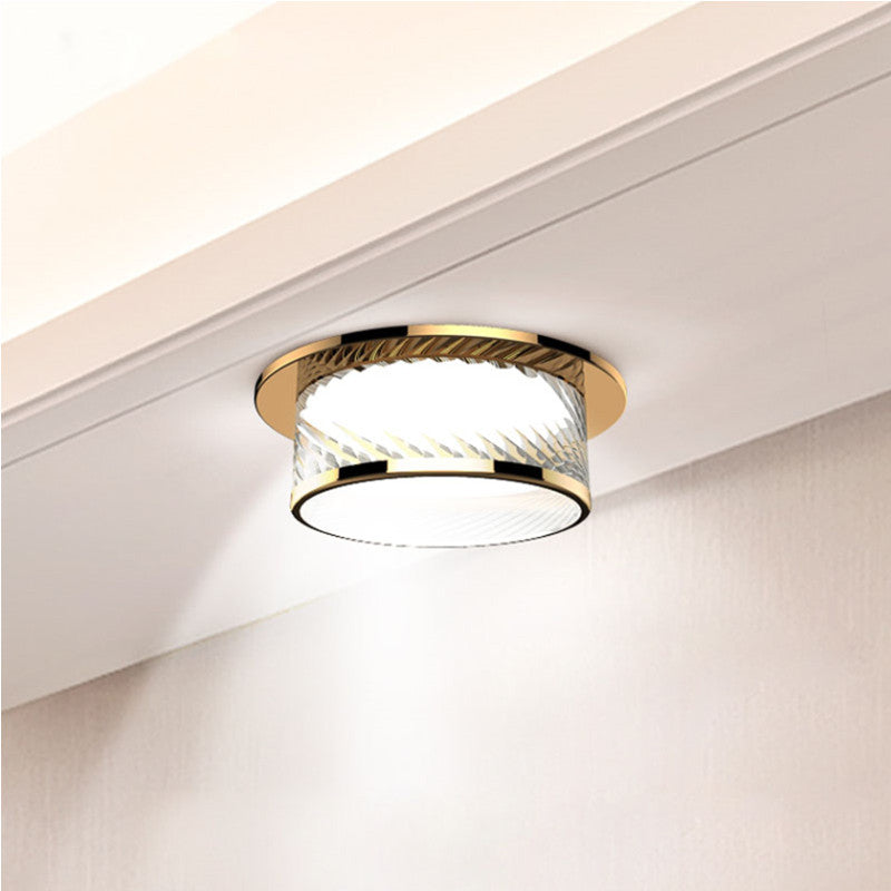 LED downlight golden warm light ceiling light round 5W/7W/9W/12W 110V 220V three-color variable