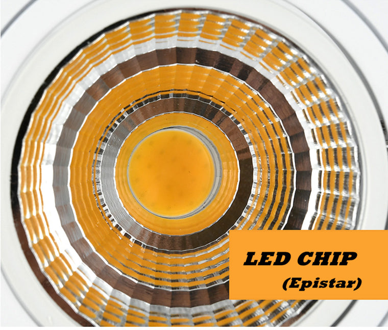 Recessed Square Dimmable LED Downlights 7W 9W 12W COB LED Ceiling Lamp AC85-265V Warm/Cold White LED Spot Lights Indoor Lighting