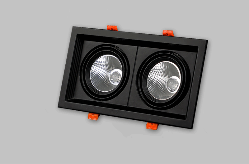 QIUBOSS Dimmable LED Recessed Downlights 220V Led Embedded Spotlights 10W 20W COB Ceiling Lamp Square Lighting Lights for Indoor