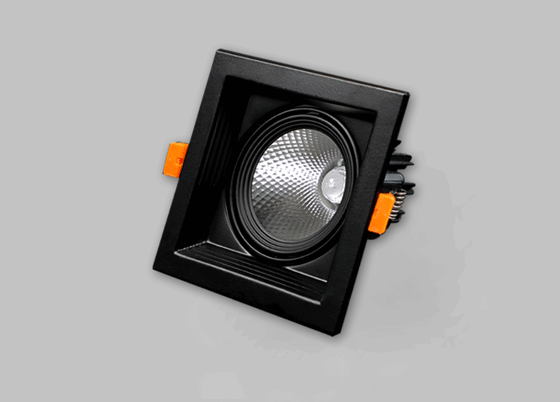 QIUBOSS Dimmable LED Recessed Downlights 220V Led Embedded Spotlights 10W 20W COB Ceiling Lamp Square Lighting Lights for Indoor