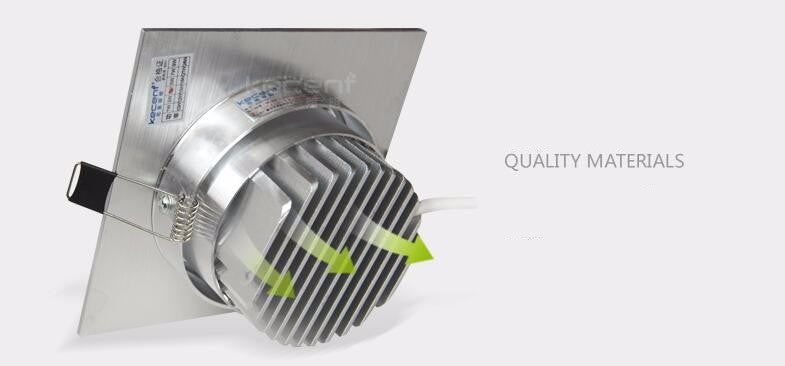 LED COB Downlight Dimmable ac110-240V 7W 9W 12W Recessed Led ceiling lamp Spot light Bulbs Indoor Lighting