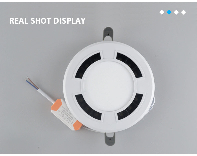 LED Downlight Ceiling Spot Honeycomb Luminescence AC120-265V 4 Pcs Round Recessed Lamp 18W 24W 36W 9W Bedroom Indoor Lighting