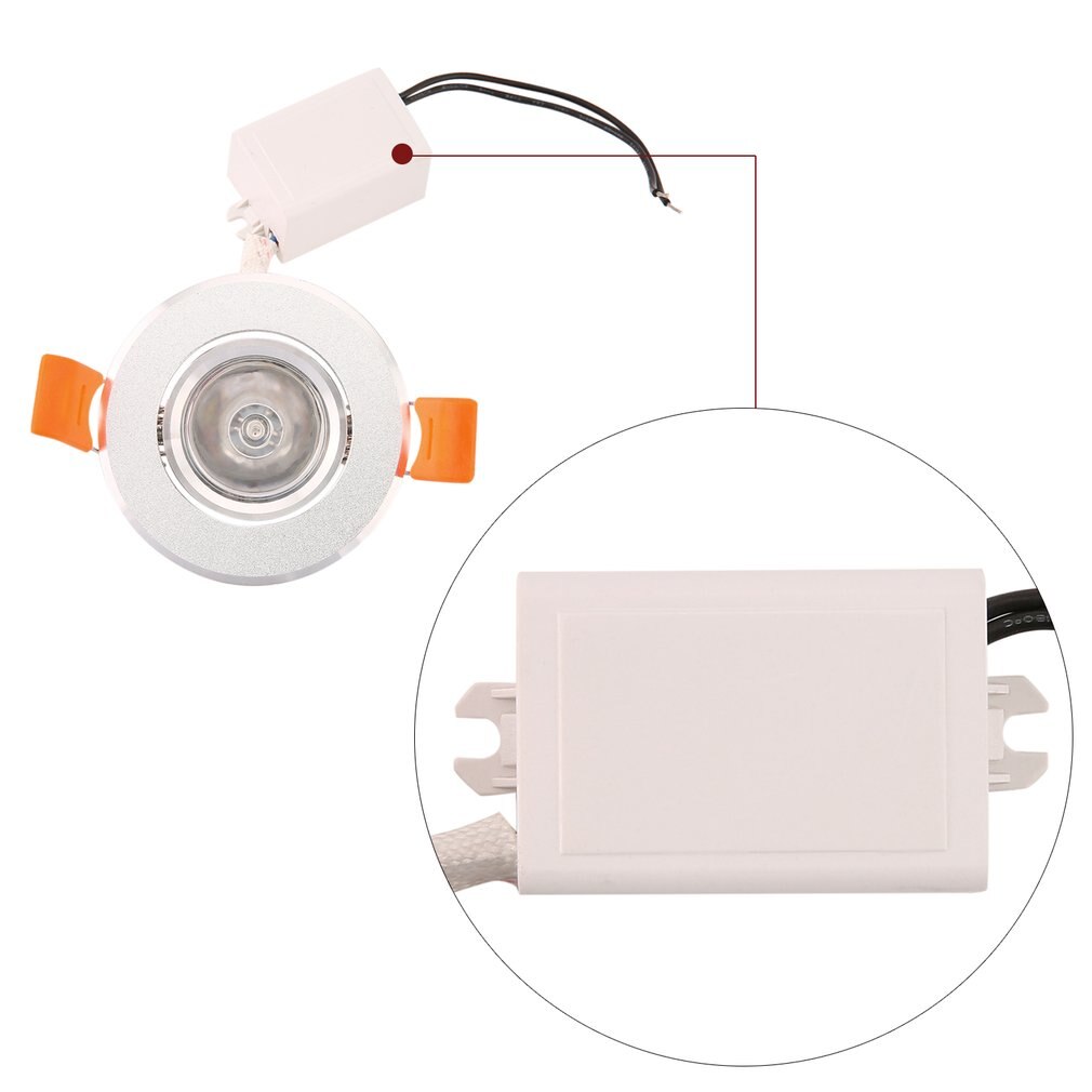 LED Recessed Ceiling Light Spotlight 3W RGB Downlight Lamp No UV Or IR Light Radiation Easy to Install And Operation