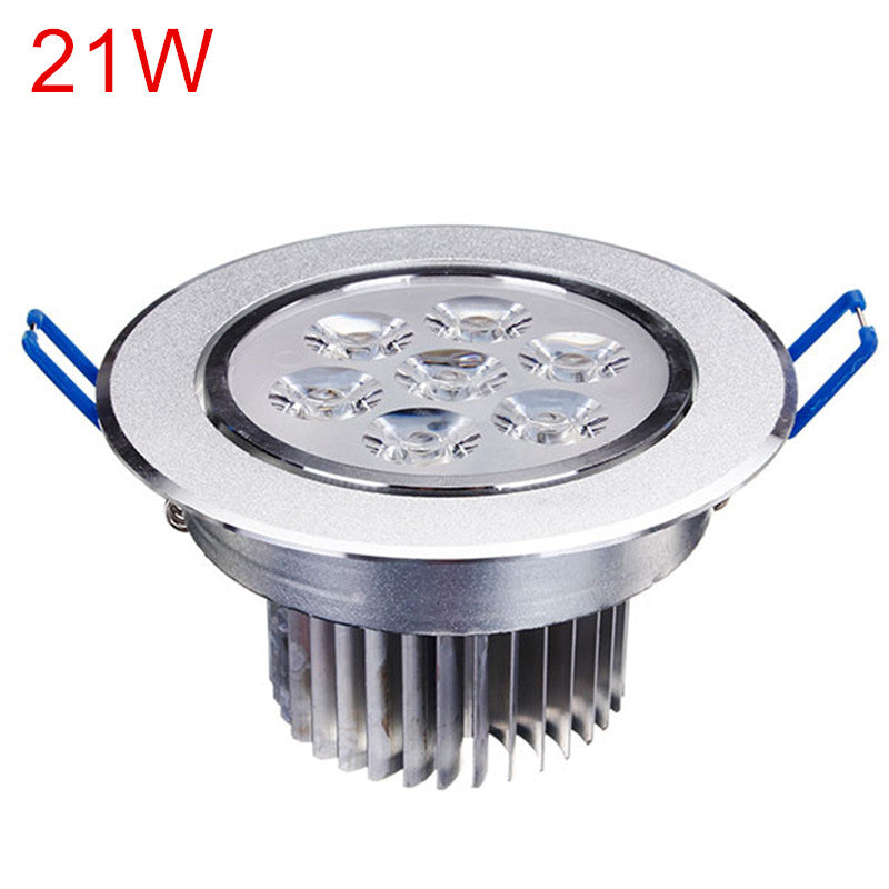 LED Ceiling Downlight Recessed LED Wall lamp 9W 15W 21W AC85V-265V 110V / 220V Spot light With LED Driver For Home Lighting