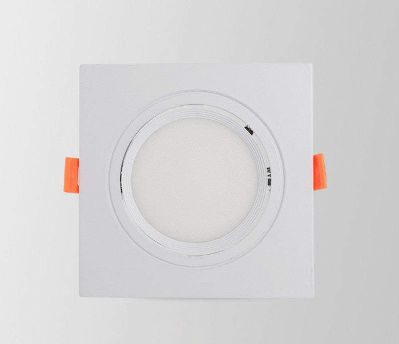 6 Types Dimmable Recessed Square Downlights 15W 10W COB LED Ceiling Lamp AC90-260V LED Background Spot Lights Indoor Lighting