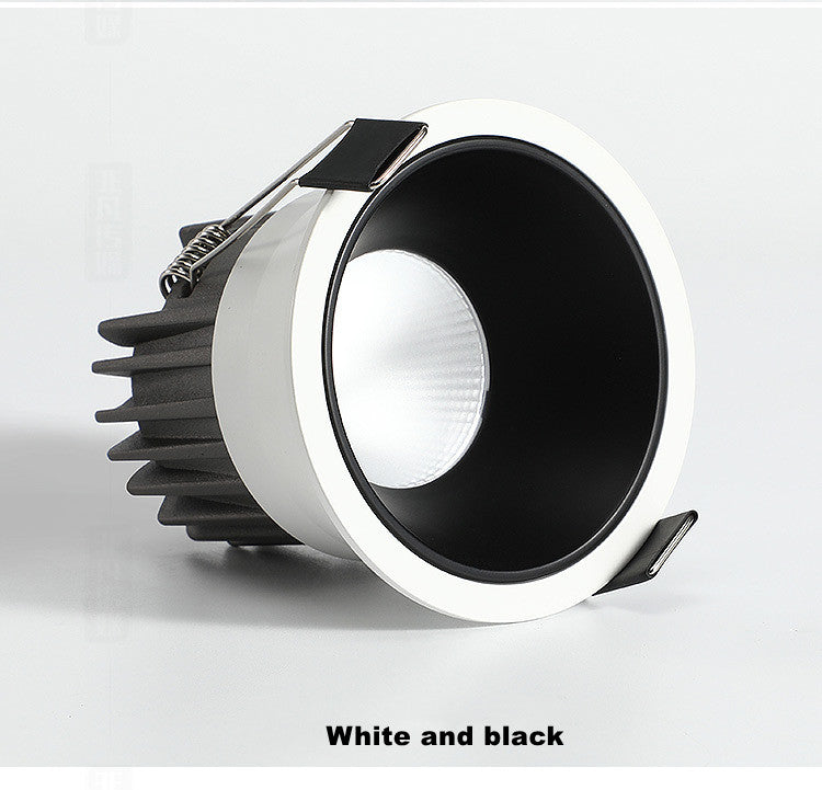 Dimmable LED Downlight 7W 10W 12W 15W COB Spotlight Ceiling Light AC85-265V Aluminum Round Recessed Ceiling Lamps
