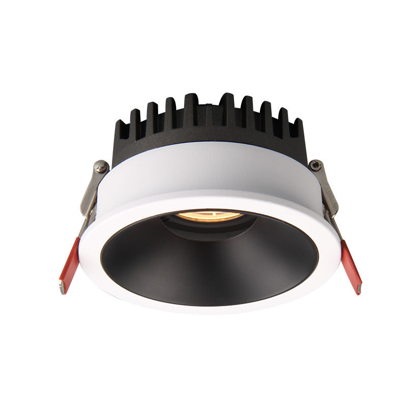 Anti Glare LED Downlights Recessed 9W 12W 15W Round Dimmable Ceiling Led Spot Background Lamps Indoor Lighting