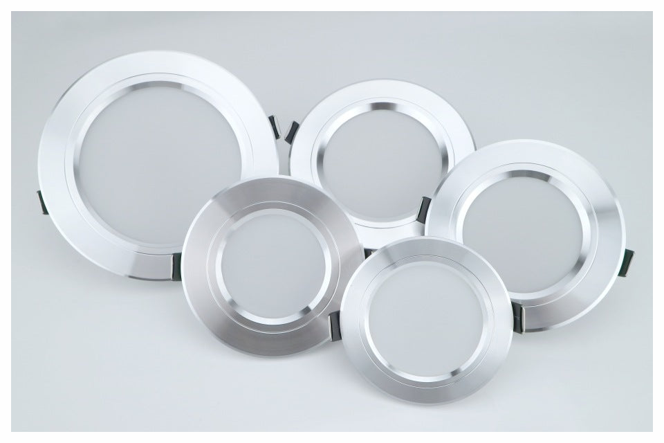 LED Downlight Ceiling 5W 9W 12W 15W 18W led Ceiling lamp Gold/Silver/White Body AC 220V 230V 240V led light