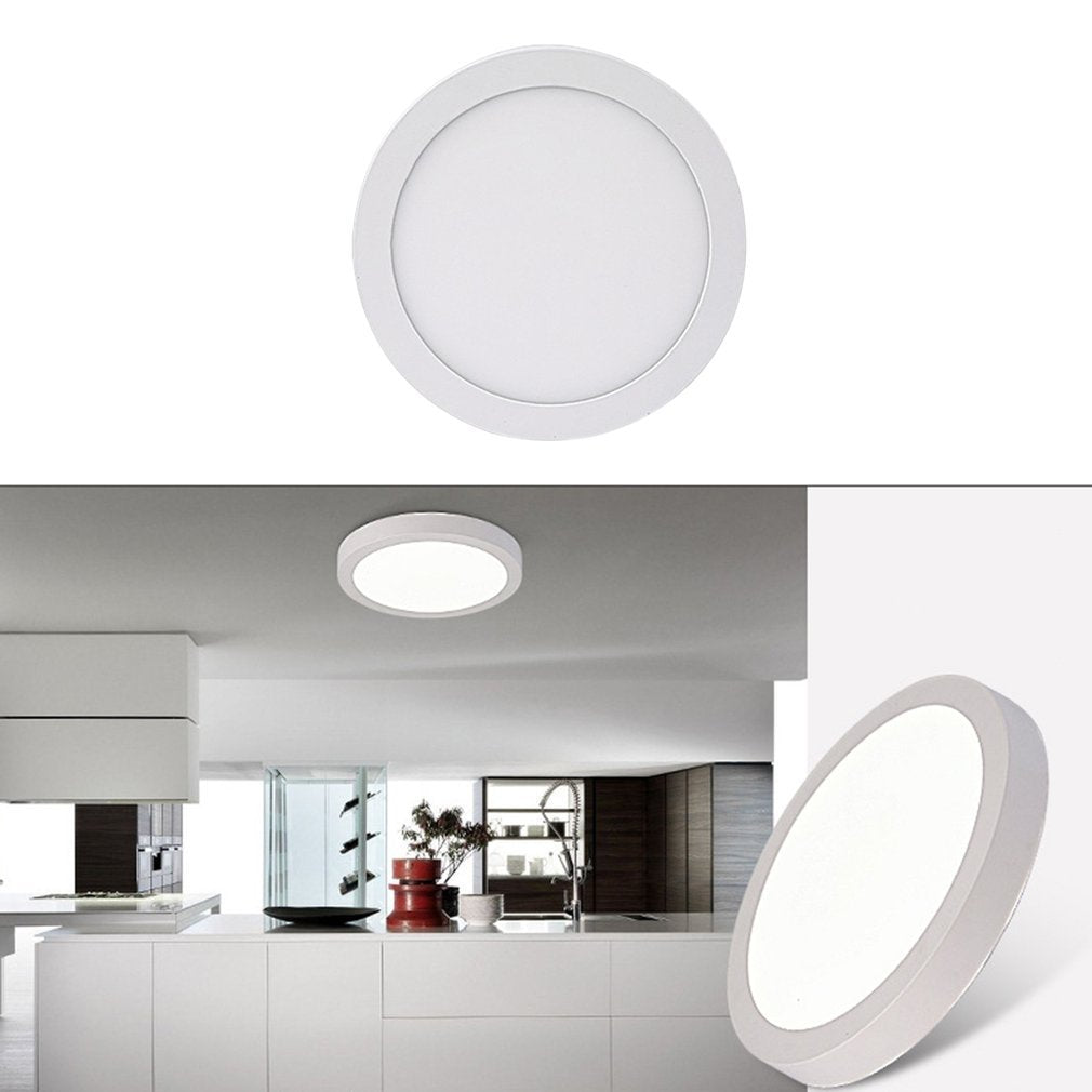 High Brightness LED Ultra-thin Fog-proof Panel Light Round Shape Hole-free Dimmable Ceiling Downlight 6W