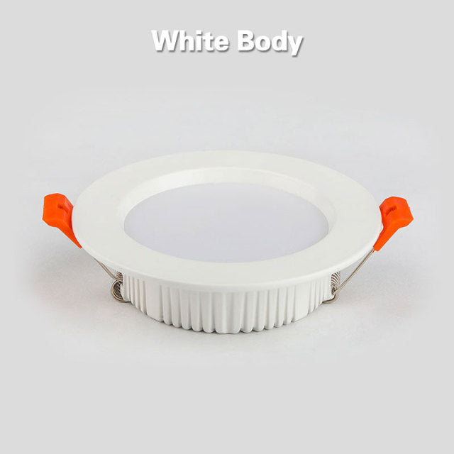 LED Downlight 12W 15W 18W 9W AC220V 5W 7W 110V Recessed Spot Thick 10Pcs Aluminum Lighting Bedroom Kitchen Indoor Down Lamp