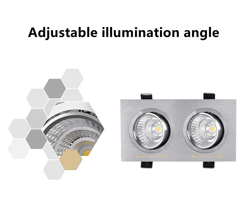 Embedded Dimmable LED Downlight 9W/12W/15W/18W/24W/30W Epistar Chip COB Spot Lights Ceiling Lamp AC90-260V For Home illumination