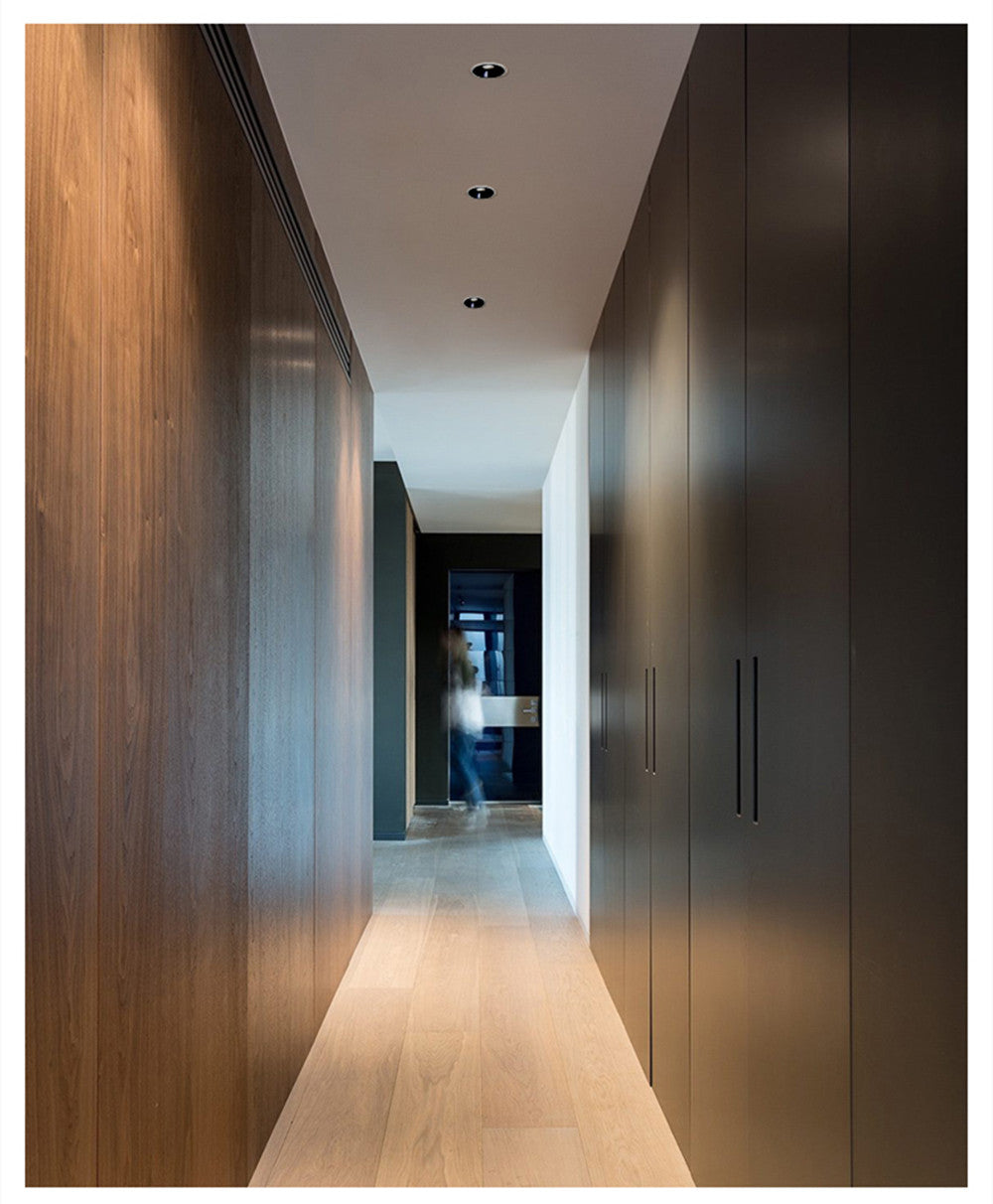 Dimmable LED COB Spotlight 24° 7W 9W 12W Recessed Downlight AC85-265V Ceiling Lamp White Black For Indoor Lighting