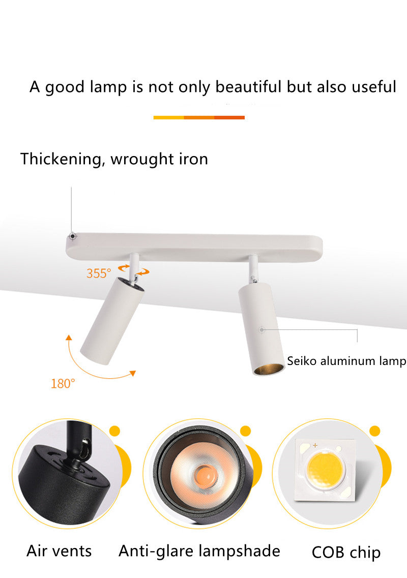 Many Head Surface Mounted Ceiling Downlight 2*9W /2*12W /3*9W/3*12W AC85-265V LED Bulb Lamp COB Led Spot Light