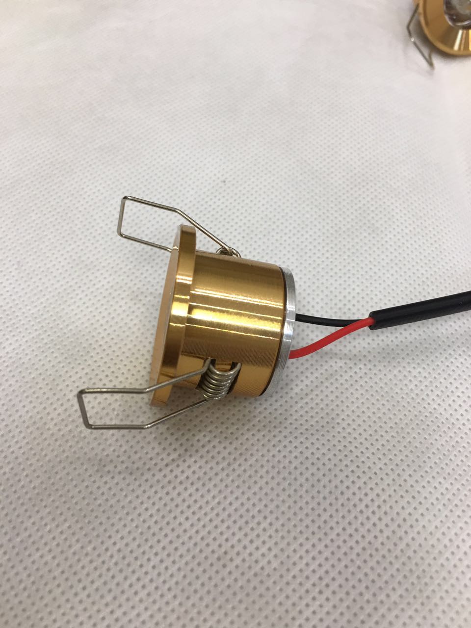 Spot Ceiling wall luminaria Hot Selling 1pcs/lot Gold Led Ceiling Lamp Cabinet Downlight 1w Diameter 31mm Ac230v Gold F