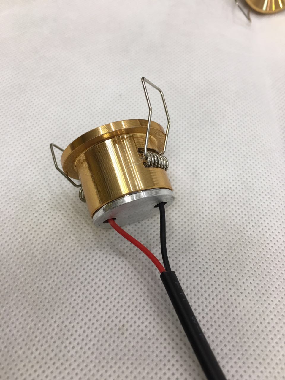 Spot Ceiling wall luminaria Hot Selling 1pcs/lot Gold Led Ceiling Lamp Cabinet Downlight 1w Diameter 31mm Ac230v Gold F