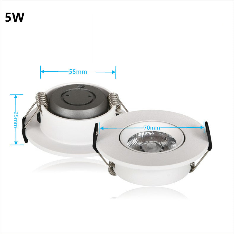LED Round Ultra-Thin Embedded COB Downlight 3W-25W AC 90-260V Anti-Glare Spotlight 3000K 4000K 6000K For Home Lighting