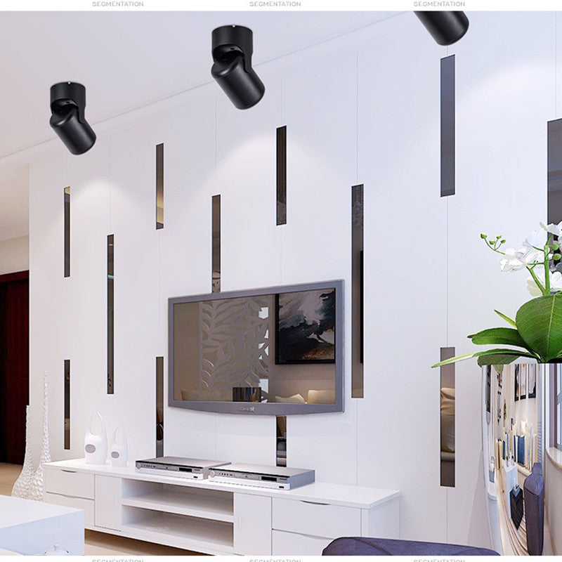 ACETIDE Dimmable High Quality Rotating LED Downlight Surface Mounted Adjustment COB AC85-265V 10W 15W Ceiling Light Spotlight