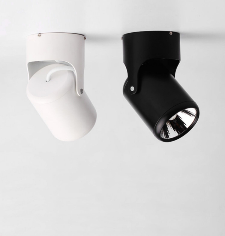 ACETIDE Dimmable High Quality Rotating LED Downlight Surface Mounted Adjustment COB AC85-265V 10W 15W Ceiling Light Spotlight