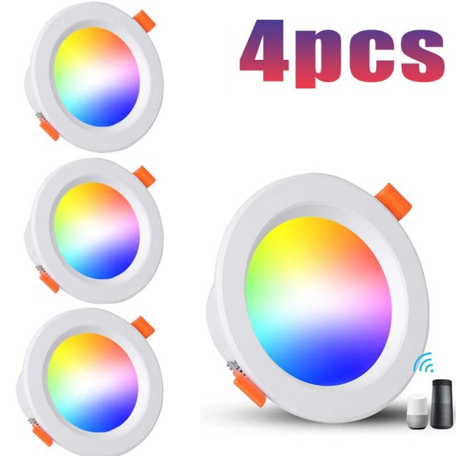 LED Downlights RGB Led Ceiling Spot Recessed Down Light Dimming Spotlight 5W 7W 9W Bluetooth WIFI Smart Home Indoor Lighting