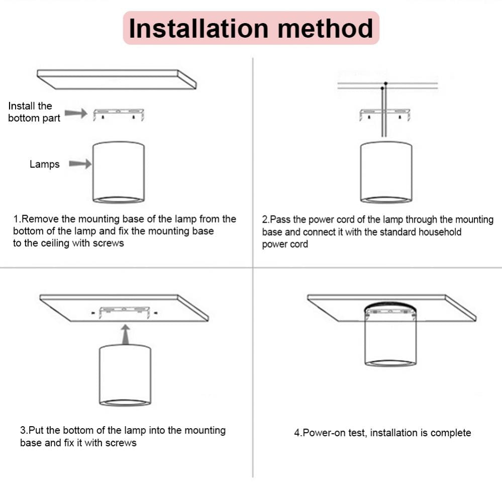 LED Surface Mounted Downlight 2 Colors COB Ceiling Spot Light for Hotel Villa Home Lighting